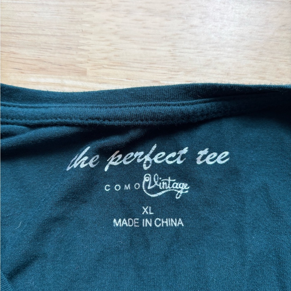 Como Vintage "The Perfect Tee" Long Sleeve - Dark‎ Teal Size XL - Picture 2 of 6
